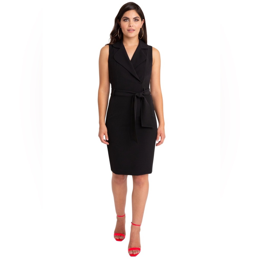 NWT Black Halo - Danica Sheath Dress Black - Size 8